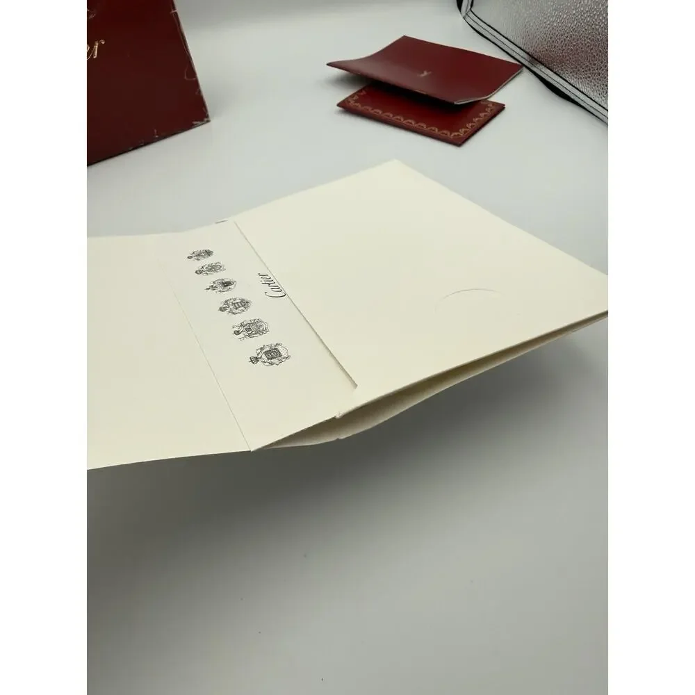 Authentic Cartier Jewelry Ring Box Set With Certificate Booklet & Papers 2016